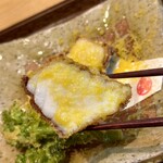 くずし 之助 - 揚げ物　舞阪鮟鱇唐揚げ　削り唐墨　紀州和歌山 山椒塩