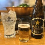 しみず - ハイボールと瓶ビール