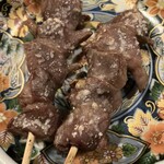 鶴千 - やんばる若鶏　砂肝　塩　柔らかく新鮮さが感じられる