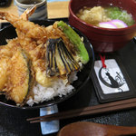 五しき - ランチ「天丼」