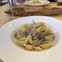 ブラカリイタリア料理店 - いろいろキノコのクリームソース コンキリエ