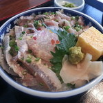 Nagomi No Iki - 20140623 日替り定食 イワシとアジのたたき丼