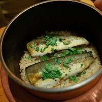 銀座 とよだ - 鮎の釜炊きご飯