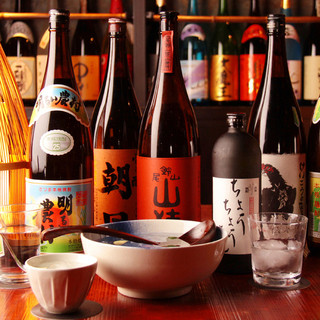 Honkaku potato shochu and homemade jikawari shochu are recommended.