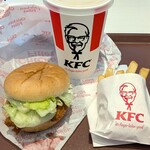 ケンタッキーフライドチキン - 料理写真:ケンタランチ･チキンフィレバーガーセット（690円）