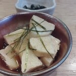 大衆酒場ネオ万歳 - 長芋わさび醤油漬け