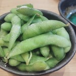 大衆酒場ネオ万歳 - 塩ゆで枝豆