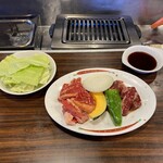 焼肉ハウスかもがた - スタミナハラミ定食