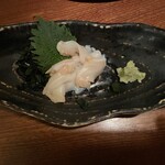 すし土風炉 - 活つぶ貝のお刺身