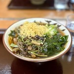 285550891 - たぬきそば、山菜トッピング　@550