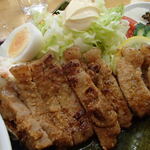 みさき庵 - 豚肉みそ漬定食