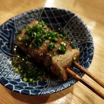 バードスペース三鷹 - 炙り肝、ネギ&ごま油。これも中々美味しかった♪