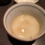 蕎麦 美酒 健肴 佳蕎庵 - 蕎麦湯を注ぐ