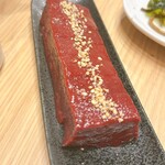 焼肉乃 富士吉 - 上レバブツ焼