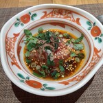 fu-fu shisen - 麻辣魚（小柴の黒鯛）