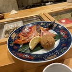 すし光琳 - キンメ　カマ焼き　美味しいのですが好みはもう少し焼いて欲しいかな