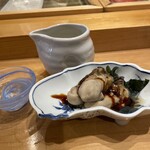 すし光琳 - 牡蠣煮　牡蠣よりワカメが美味しかった