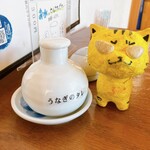 うなぎのなんけ - 追加用の、うなぎのタレが好き　※少しだけ、ご飯にかけました