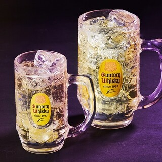 角ハイにこだわっております。