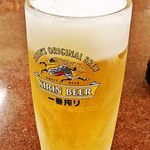 三ちゃん食堂 - 中ジョッキ４００円