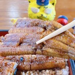 うなぎのなんけ - 鰻、にゅ〜〜ん！　※パリパリ食感でした