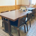 うなぎのなんけ - テーブル席もあります