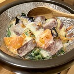 酒菜 ゆずとこめ - 熟成肉と温野菜味噌グラタン