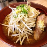 拉麺大公 - 焼き味噌ラーメン、もやし増しトッピング