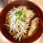 拉麺大公 - 焼き味噌ラーメン、もやし増しトッピング