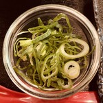 讃岐うどん酒場 川金 - 別添えのねぎ