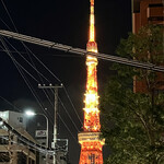 リストランテ ピッツェリア ジャンカルロ トウキョウ - テラスから見る東京タワー