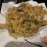 小料理 椿 - かき揚げを