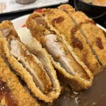 わ楽 - ロースカツにだけソースをちょいがけ