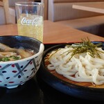 食事処　七福 - 平日限定肉汁うどんランチ(ドリンクバー付)