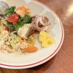 ル ヴェール フレ - ②本日の鮮魚と魚介のブレゼ ルイユソースがグッジョブ！