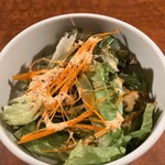 炭焼きステーキHIUCHI - サラダでーす。