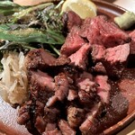 炭焼きステーキHIUCHI - 牛タンでーす。