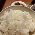 炭焼きステーキHIUCHI - ご飯でーす。