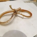 にい留 - 穴子の骨結び。