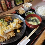 食事処 しらかわ - チキン南蛮定食800円、2025年2月現在