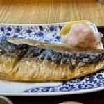 炭火焼専門食処 白銀屋 - とろさば旨塩焼き('25/02/14)