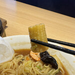 丸源ラーメン - ヤングコーンも美味しいですな。