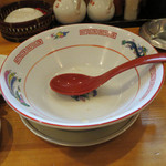 恵比朱 - 久々に外食ラーメンのスープ完食☆