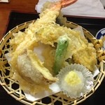 御食事処 朱鷺 - てんぷら群のアップ写真
