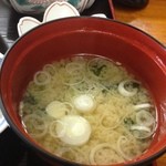 御食事処 朱鷺 - 普通のみそ汁