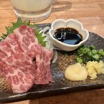 裏照ラス - 馬刺し