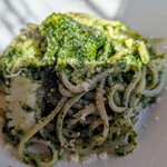 ベジバル チバットリア - アオリイカと春菊の生パスタ✨モチモチ(*´ω｀*)♡