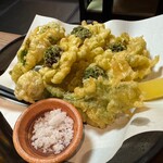 すしの藤つぼ - 菜の花とふきのとう