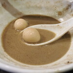 丿貫 - 平子煮干蕎麦Richのスープ