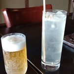 ラ カーサ ヴェッキア - ノンアルコールビールとレモンスカッシュ